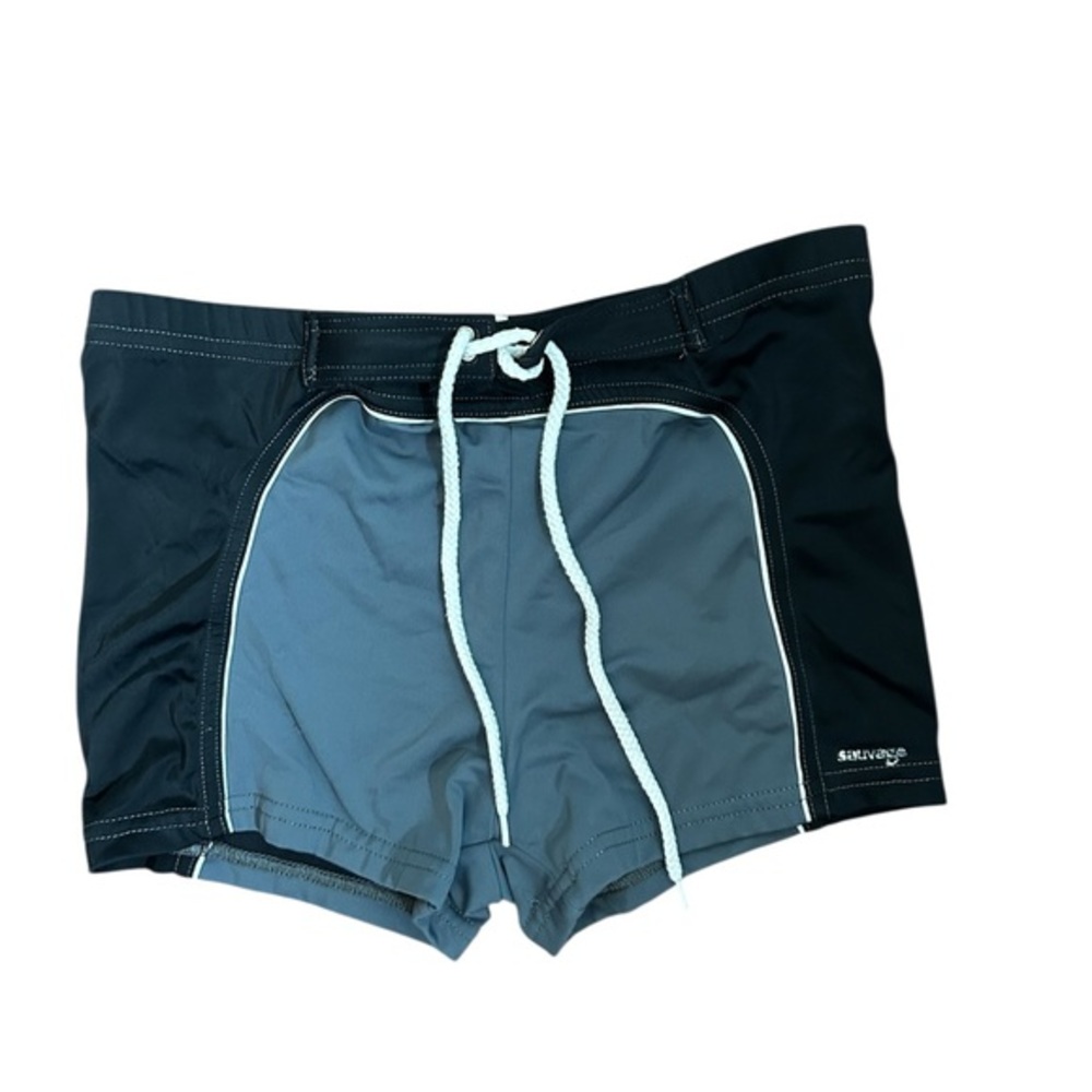 Vintage Sauvage swim trunks size Small, surfer shorts